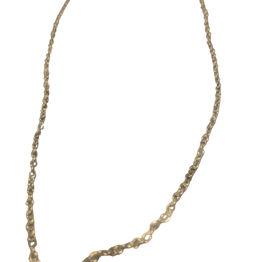 NWT Plain Silver Necklace - Picture 1 of 4